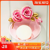 Wall-hung large size art soap box free of holes and water storage rack soap box Chinese style high-end handmade soap box