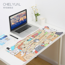 Qiyue fever warm table pad heating mouse pad oversized digital display Office students write multi-function hand warm pad winter