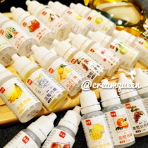 10ml Fruit Essence Grape Mango Orange Peel Watermelon Cherry Lychee DIY Frothy Glue Plaster Candle