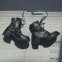 Shunfeng (official direct mail) SMFK Graphite Black Band-Aid design horse skin horse leather horse boots