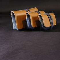 cam-in genuine leather denim professional photographic equipment containing bag camera bag CCB-001