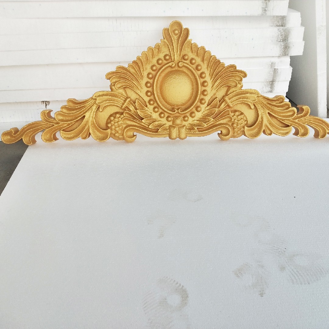 Villa exterior wall gable door head flower eps foam relief exterior wall decorative gable relief