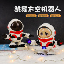 Online Red Same-style Singing Dancing Astronaut Astronaut Astronaut Children Electric Music Light Robot Toy Male Girl