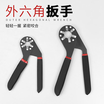 Magic Wrench Active Wrench Versatile Wrench Multifunction Wrench Torque Activity Wrench Can Grip Outer Hexagon