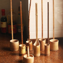 Bamboo wine long handle wine spoon wine bottle wine leak home wine terminal wine wine wine terminal wine bamboo funnel