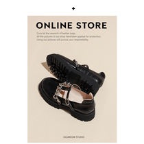 The old meows shop Inron small leather shoes women 2022 new pine cakes flat bottom single shoes Spring and autumn 100 lap Mary Jane shoes women