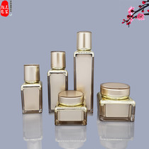 Vacuum lotion essence press bottle face cream jar beauty salon acrylic cosmetics empty box set