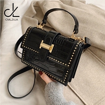 CMLZIUA brand name crocodile Willow nail bag female 2021 New Korean fashion versatile texture shoulder bag