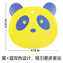 Fruit Fly Tracing Panda Alien Paste Yellow and Blue Two-color Seduced Yellow-plate Fly Trap Insect Trap Sticker
