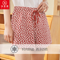 Huayou Source Summer Women Printed Shorts Big Code Cotton loose Breathable Casual Thin home Sleeping Pants Elastic Comfort