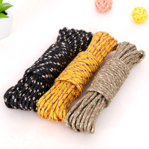 10 meters multi-functional nylon clothesline outdoor windproof non-slip dormitory color clothesline thickened drying quilt rope