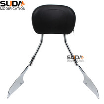 Suitable for Boulevard M109R High quality modified rear backrest Passenger back to back Black paint plating