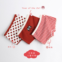 Girls underwear cotton boxer 3 san 4 Corners 5 do not clip pp6 age zhong da tong little girl baby children female underwear