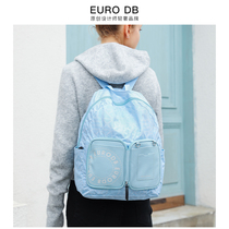Eurodb Double Shoulder Bag Women 2022 New Fashion Class Commuter College Student School Bag Lady Brief Light Backpack
