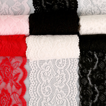 Black white wide lace DIY clothes Skirt pants decorative hollow lace ribbon fabric accessories