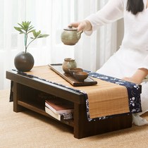 Floating Window Table Tatami Table Small Tea Table Small Tea Table Composition Day Style Korea Small Table Double Tea Table Solid Wood Kongfu Tea Table
