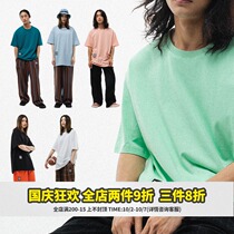 Food fishing SEDUCEgear mens short sleeve T-shirt tide loose half sleeve summer American casual round neck T-shirt solid color