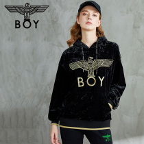 boylondon Sweater Women 2019 Eagle Embroidery Couple Top B193NB205202