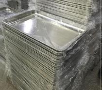Steaming cabinet tray stainless steel thickened dish plate fast food restaurant square plate rectangular commercial canteen universal large