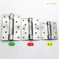 4 inch 5 inch 6 inch stainless steel spring hinge Automatic return hinge Self-closing door hinge Lotus leaf bar door hinge
