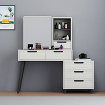 Nordic small apartment dressing table modern simple economy bedroom dressing table multi-function integrated simple makeup table