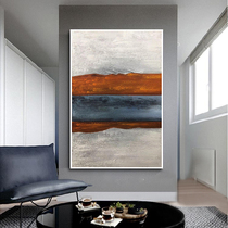 American style porch decorative painting vertical version modern minimalist living room hanging painting corridor aisle abstract mural background wall oil painting