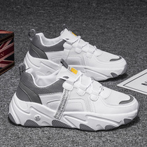 Mens shoes summer 2021 New Korean trend Joker Breathable Mesh Sports Leisure Running Daddy trendy shoes Autumn