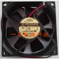 Original ADDA AD0848HB-A71GL 8025 48V 0 11A 8CM cm double ball fan