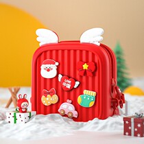Childrens school bag Kindergarten Christmas New Years Eve Tiger Year Small Bag Girl Boy Cartoon Cute double shoulder bag Backpack Tide