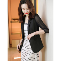 JOVKATTI brand professional suit women Summer thin suit chiffon dress fashion slim design suit