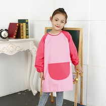 Waterproof Hood Clothes Children Kindergarten Toddler Children Long Sleeve Apron Baby Play Resistant to Dirty Art Class Drawing Clothes Customize