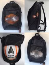 Harley Backpack Rider Helmet Bag Travel Backpack