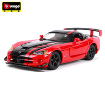 Original factory 1 to 24 than Megao Dodge Viper simulation alloy car model car model Metal Ornaments
