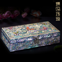 Jinbei legend wedding jewelry box Necklace box Vintage European princess wooden jewelry jewelry storage box