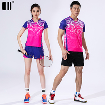 (Quick-drying)Single and double badminton suit suit Womens quick-drying tennis suit Culottes sports shorts Mens jersey