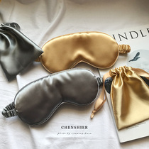 Summer silk slip 100% mulberry silk bifacial real silk blindfold sleep shading and breathable sleeping comfortable for men and women