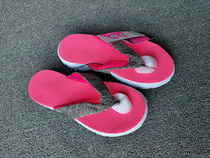 Foreign trade ultra-light breathable womens slippers flat heels parent shoes mother shoes people one-word slippers home shoes