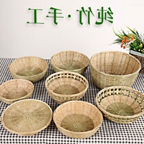 Pressure cooker oyster bamboo basket bamboo basket tableware kitchen steamed oysters
