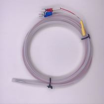 PT100 Teflon waterproof acid and alkali resistant probe sensor 2 m