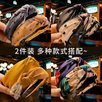 Hairband women wash face Joker go out hairpin Net Red pressure hair wide edge new headband female Korean sweet hair simple simple