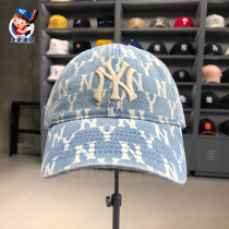 South Korea MLB2022 new and old flowers full of Cowboy Baseball Cap Men and Womens Skin Elegant Duck Tongue Cap