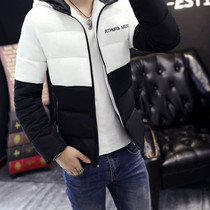 Very affordable hot sale youth short cotton clothes male high school student coat thin winter trend cotton padded jacket Korean version