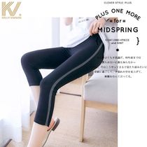  Three-point leggings thin female outer wear summer modal gray yoga pants thin cotton stretch leggings female
