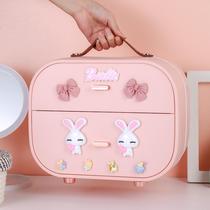 Girls Cute Childrens Headwear Storage Box Baby Dressing Girls Cartoon Hair Accessories Elastic Band Princess Jewelry Box