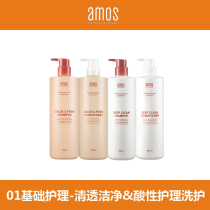 Korean hair product amos Amores perm care special acid nutrition shampoo 1000ml