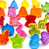 Inferior Fox 3d three-dimensional cartoon Cookie Cookie mold children press type flip sugar steamed bread mold household baking tool