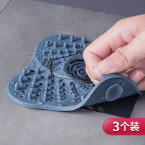 Toilet sewer floor drain cover deodorant and insect-proof square bathroom floor drain toilet hair filter anti-blocking artifact