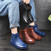 2021 new rain shoes mens soft bottom soft rain boots Net red same rubber shoes long tube summer fashion water shoes