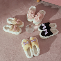 Cotton slippers women winter home lovers indoor non-slip home cute home 2021 New wool slippers men autumn and winter