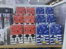 miniso famous and creative products Mickey Donald Duck series modeling coil notebook Two-pack notepad Student notebook